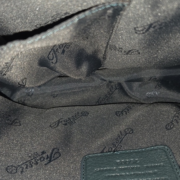 FOSSIL CLASSIC LEATHER Snap Bucket Shoulder Bag - Picture 4 of 6